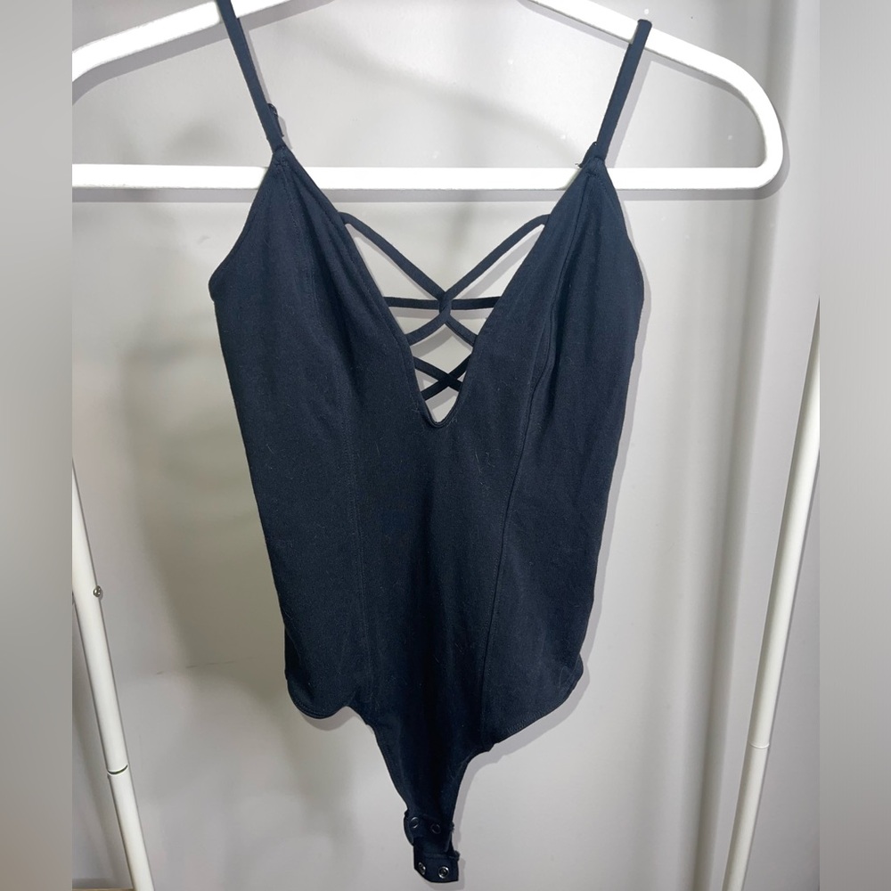 Express black bodysuit size XS